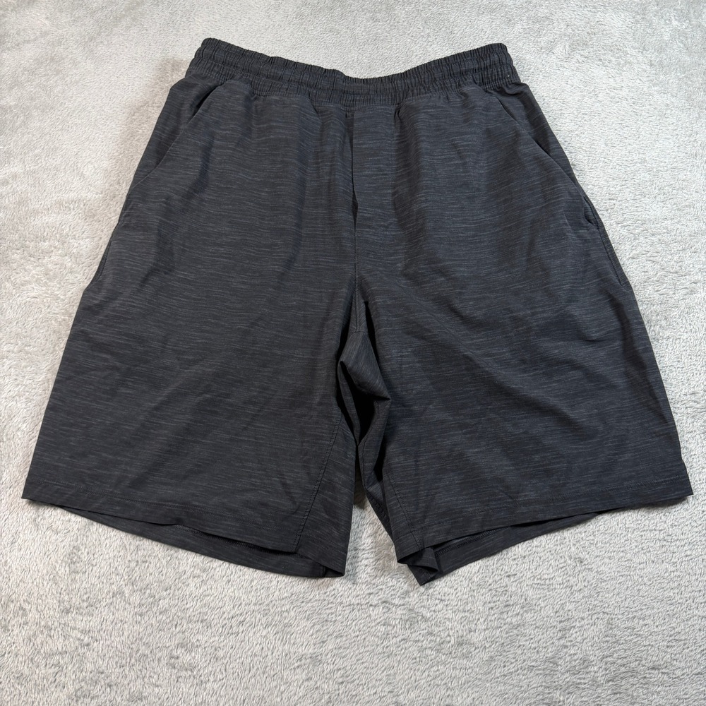 Lululemon Pace Breaker Shorts 9" Men Medium Dark Grey Lined Gym Training